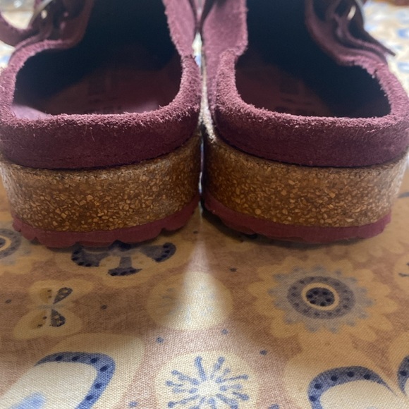 Birkenstock Buckley size 8 Burgundy - Picture 4 of 8